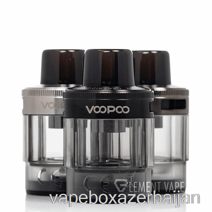 E-Juice Vape VOOPOO PNP-X Replacement Pods [DTL] Stainless Steel